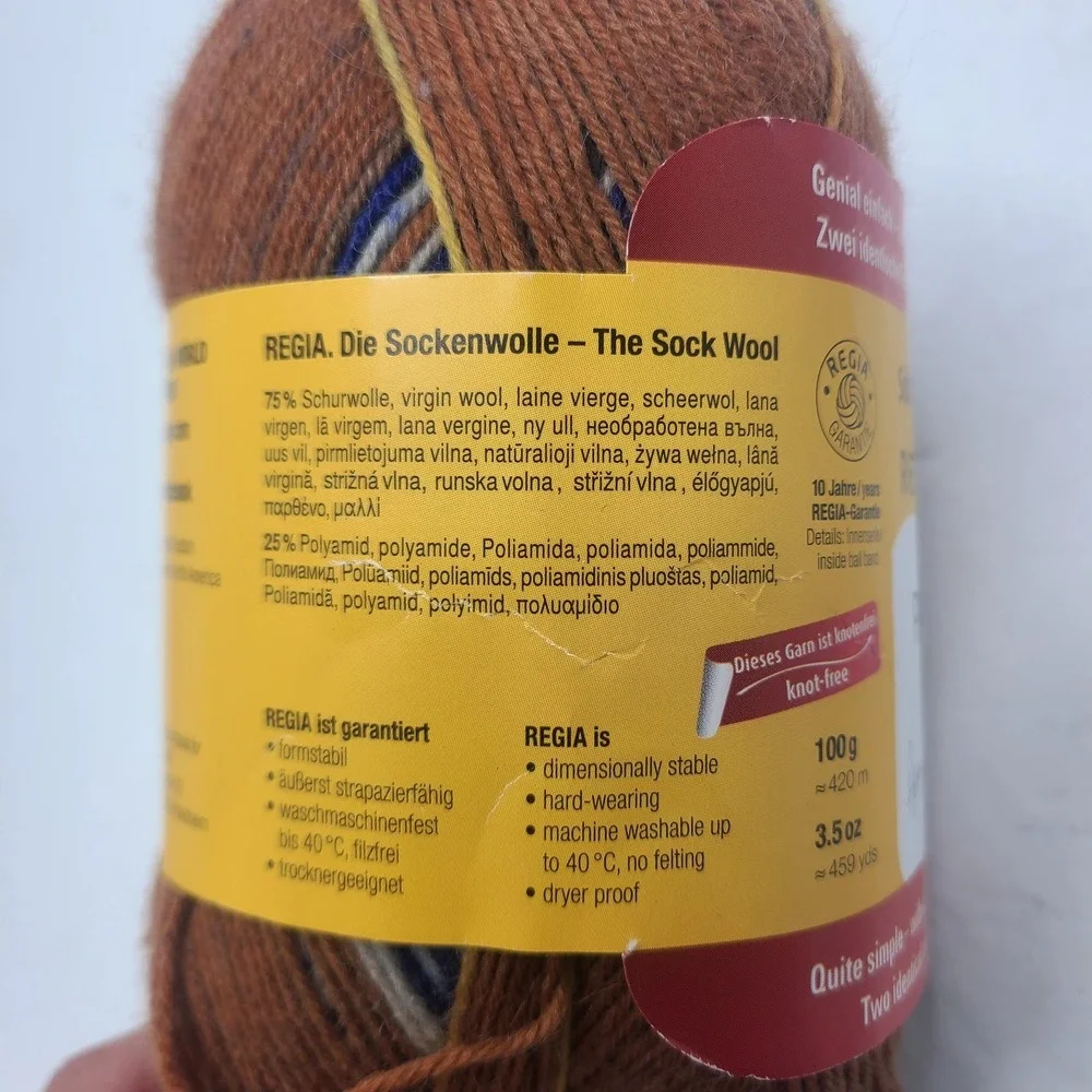 Regia Schachenmayr PAIRFECT - Arne Carlos - #9138 Wool Nylon 100g 459 yds